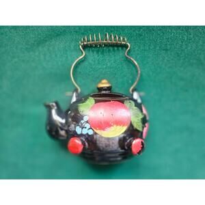 Vintage Tea Kettle Wall Pocket